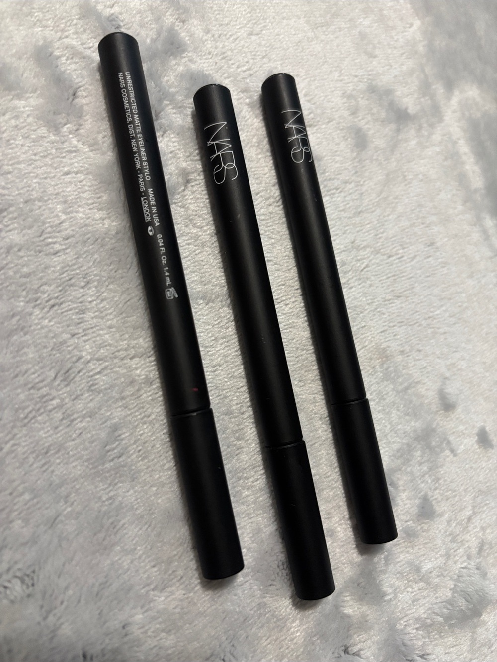 NARS Slim Matte Eyeliner Trio — Black (you get all 3! New!)